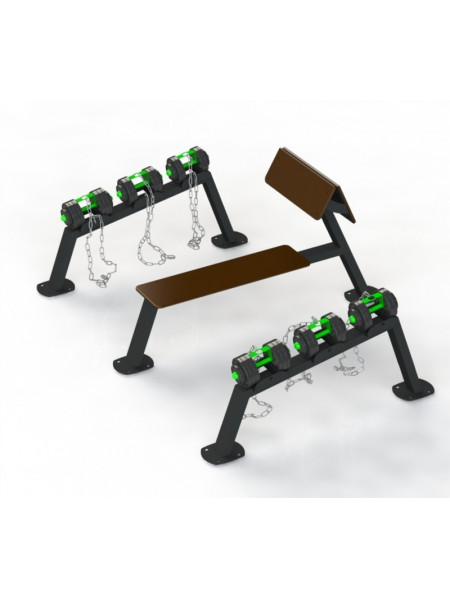 Набір гантелей Люкс: 2*10 кг / 2*14 кг / 2*18 кг